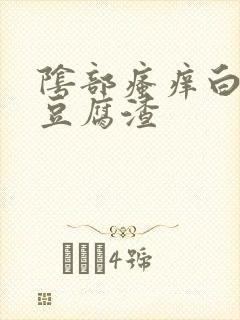 阴部瘙痒白带黄豆腐渣