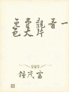 免费观看一级黄色大片