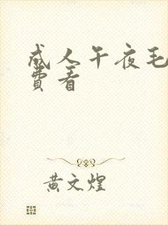 成人午夜毛片免费看