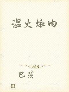 温火炖肉