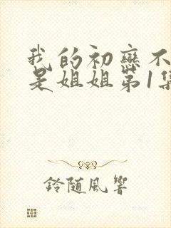 我的初恋不可能是姐姐第1集在线