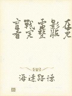 盲战电影在线观看完整版免费封面