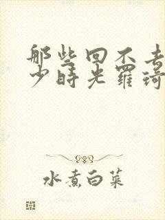 那些回不去的年少时光罗琦琦和谁在一起了