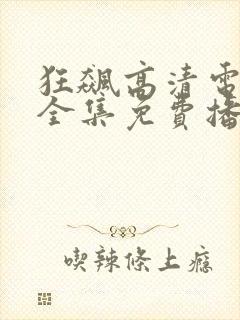 狂飙高清电视剧全集免费播放