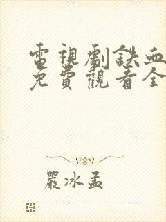 电视剧铁血尖刀免费观看全集高清封面