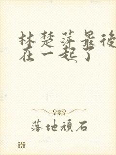 林楚萍最后和谁在一起了