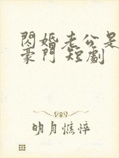 闪婚老公是超级豪门 短剧