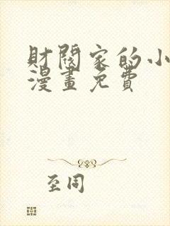 财阀家的小儿子漫画免费