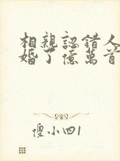 相亲认错人,闪婚了亿万首富胜妃溪