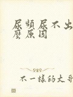 尿频尿不出是什么原因