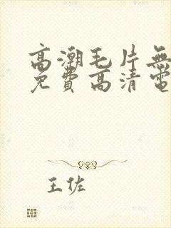 高潮毛片无遮挡免费高清电影