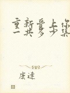 重新爱上你泰剧一共多少集