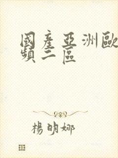 国产亚洲欧美视频二区