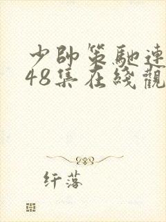 少帅策驰连续剧48集在线观看免费封面