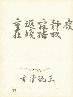 重返寂静岭高清在线播放封面