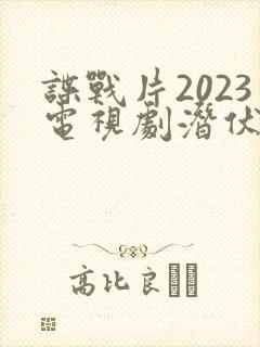 谍战片2023电视剧潜伏者免费观看