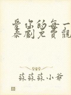 爱你的每一个我泰剧免费观看封面