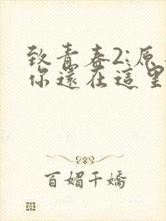 致青春2:原来你还在这里