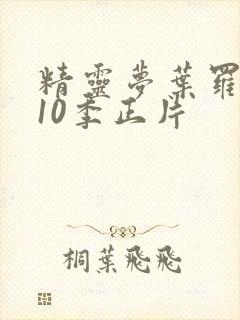 精灵梦叶罗丽第10季正片