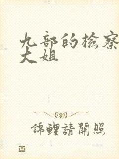 九部的检察官杨大姐