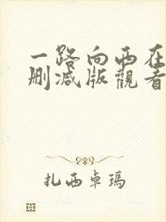 一路向西在线无删减版观看