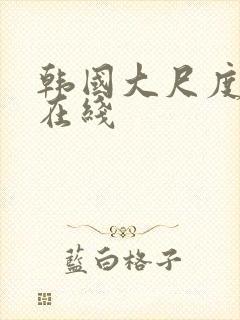 韩国大尺度影片在线