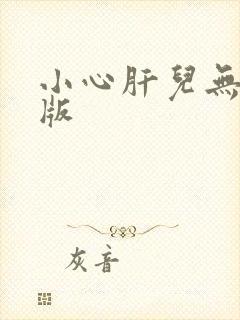 小心肝儿无删减版封面