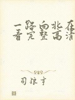 一路向北在线观看完整高清bd电影封面