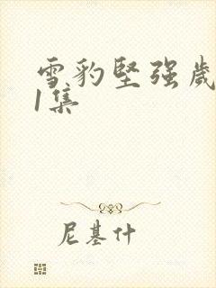 雪豹坚强岁月11集