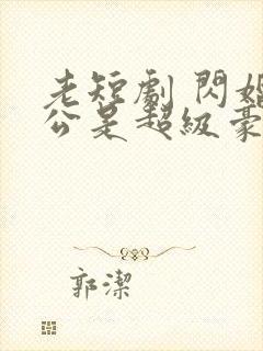 老短剧 闪婚老公是超级豪门封面