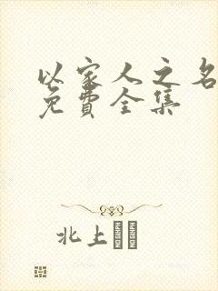 以家人之名剧情免费全集