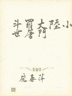 斗罗大陆小说绝世唐门