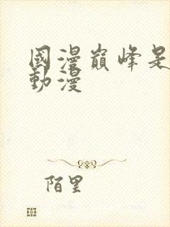 国漫巅峰是什么动漫