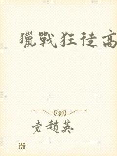 猎战狂徒高清封面