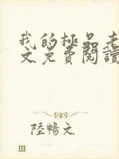 我的极品老婆全文免费阅读 小说