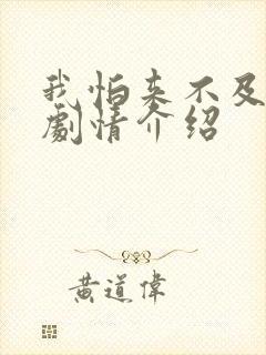 我怕来不及分集剧情介绍