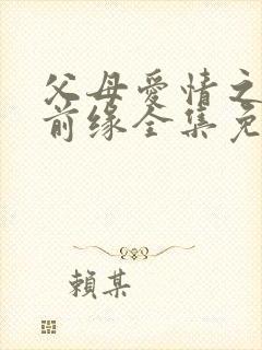 父母爱情之再续前缘全集免费观看