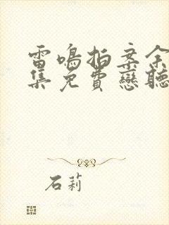 雷鸣拍案余罪全集免费恋听网