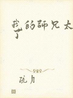 我的师兄太稳健了封面