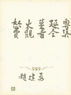 怒火蔓延粤语免费观看全集高清