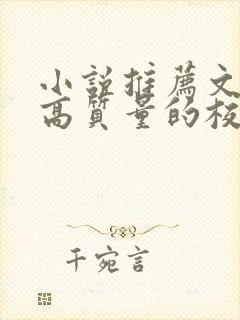 小说推荐文笔好高质量的校园文