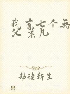 我有七个无敌师父 叶凡