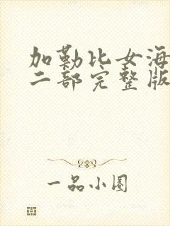 加勒比女海盗第二部完整版免费观看