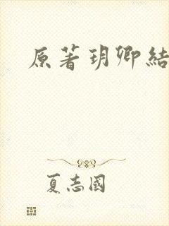 原著玥卿结局封面