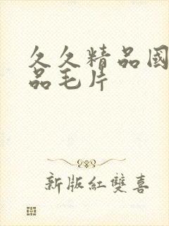 久久精品国产精品毛片