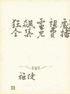 狂飙电视剧狂飙全集免费播放