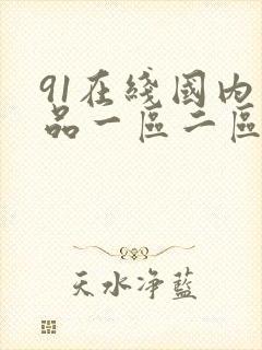 91在线国内精品一区二区三区