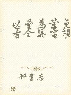 以爱为营免费观看全集电视剧完整版