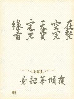 缘定天空在线观看免费完整版电视剧封面