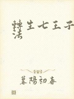 转生七王子的魔法